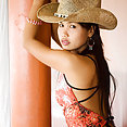 Thai Cowgirl Lily Koh striptease - image 
