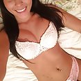 Teen Kaley Kade blowjob selfies - image 