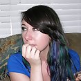 Cute amateur teen rubbing her pussy - image 